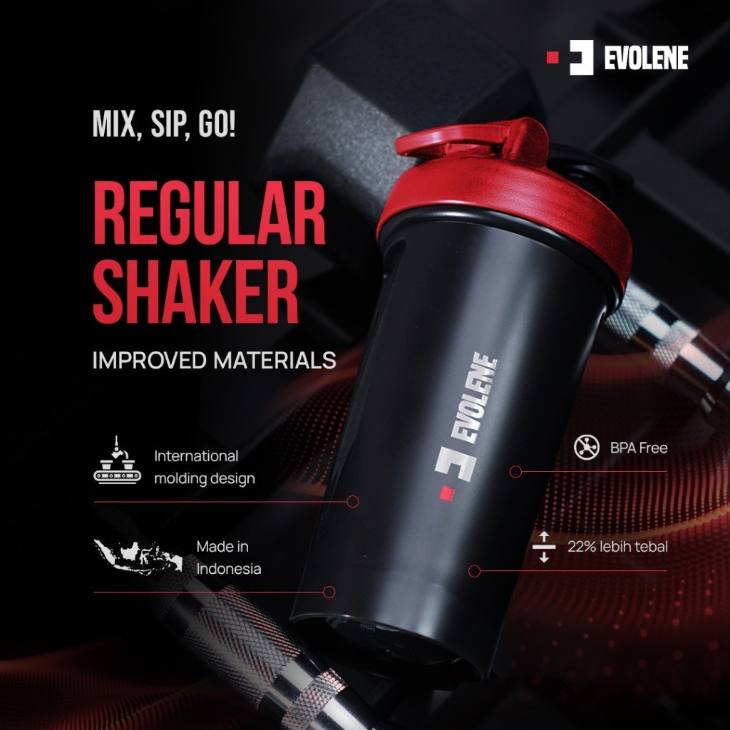 UW21J Shaker Evolene 500ml Food Grade Material