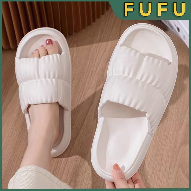 FUFU Sandal Wanita Lucu EVA Jelly / Sandal Rumah Empuk Anti Slip / Sendal Wanita Santai / Sandal Slo