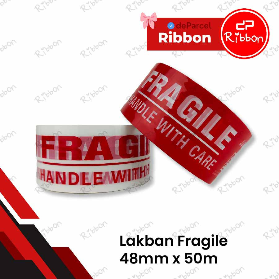 

Lakban FRAGILE STAR TAPE 48mm 50m Isolasi Tebal Selotip Murah