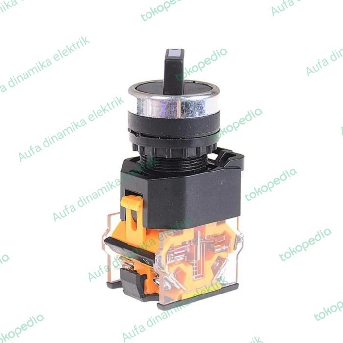 AC99 Selector Switch 2 Posisi 22mm LA38-11X2 ON-OFF 1NO 1NC