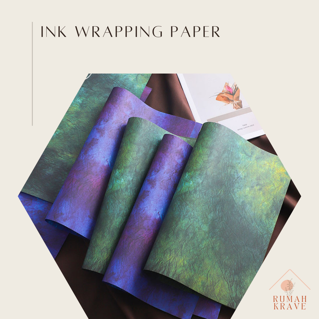 

RUMAH KRAVE - Ink Wrapping Paper Kertas Buket Kado Bunga