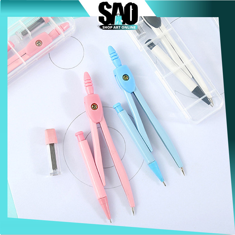 

SAO - S6310 Jangka Besi Isi Pensil / Jangka Motif Polos