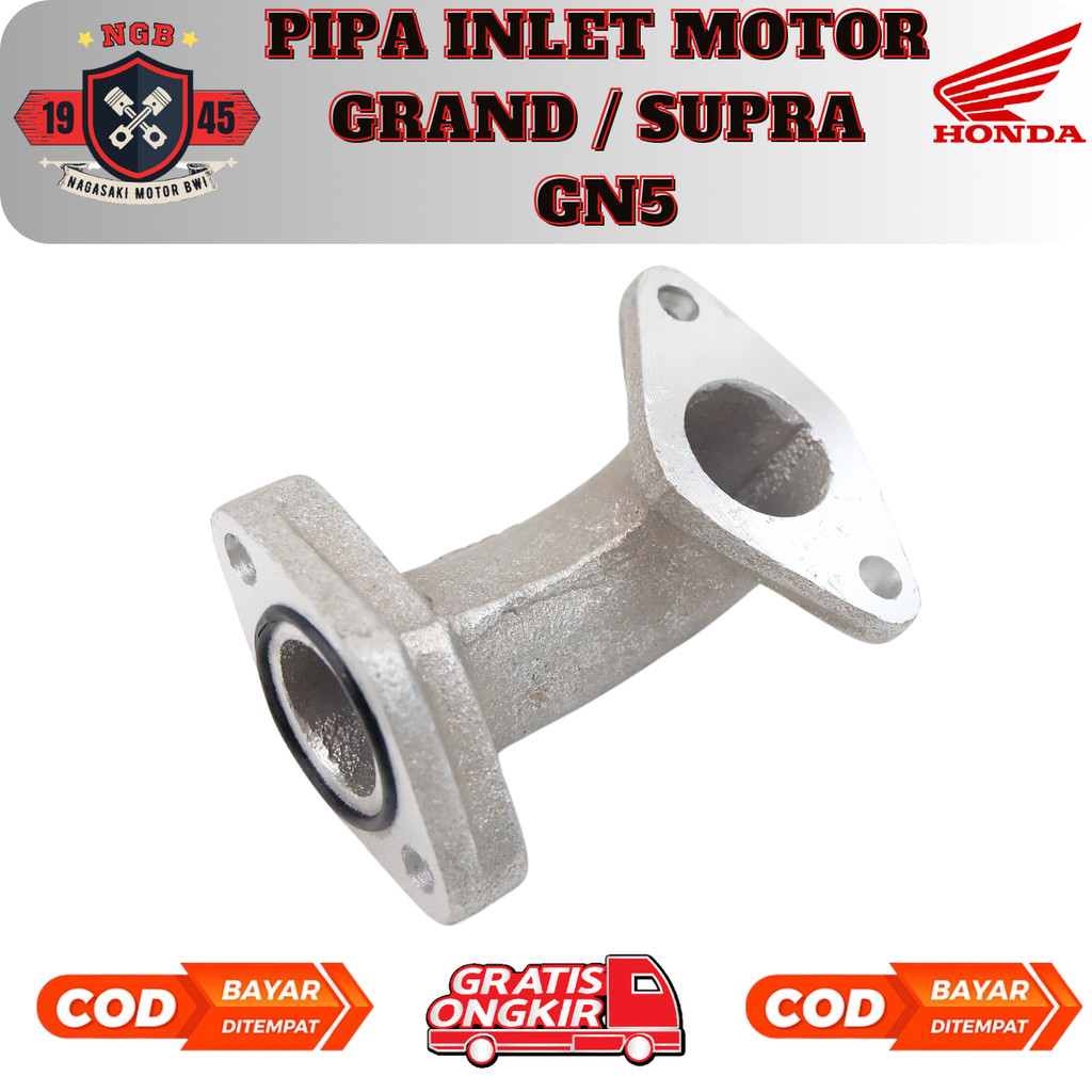 Pipa inlet Manipul Motor Honda Grand & Supra / Inlet Manipol Motor Asrea Grand - 17111-GN5-911