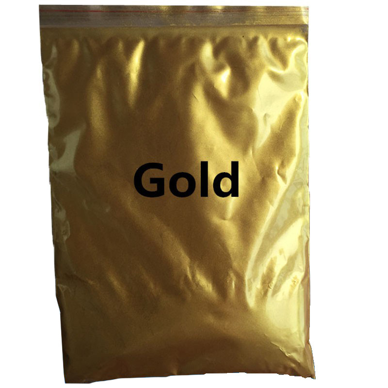 Gold Pearl Pigment Mica Powder 50g Gold Paint for Art Crafts Automotive Cosmetics Eyeshadow Ceramic 