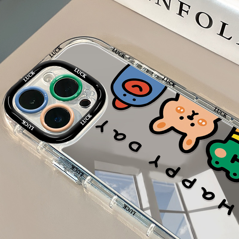 Kartun Monster Lucu Yang Menyenangkan case Hp Iphone 11 Pro Max Xs Xr 12 13 14 15 Plus