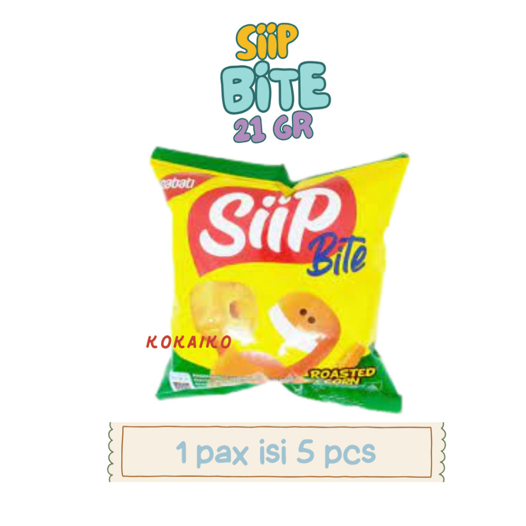 

Siip Bite 1 Pax isi 5 pcs @21gr