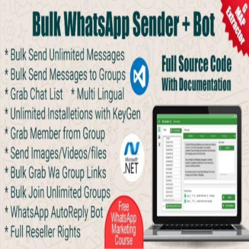 HOT PROMO WaBulker Bulk WhatsApp sender