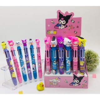 

* DUNIA PESTA * PULPEN 6 WARNA SANRIO MURAH / BOLPEN WARNA KARAKTER / bolpoin viral motif kepala boneka (SATUAN)