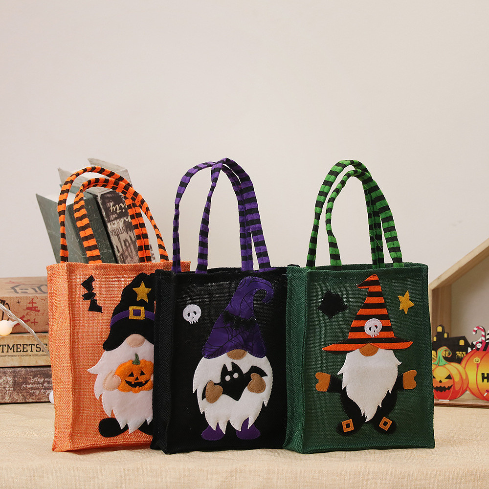 

Halloween Candy Bags Handbag For Kids Pumpkin Bat Snack Biscuit Gift Bag Trick Or Treat Kids Favors Party Decoration Supplies