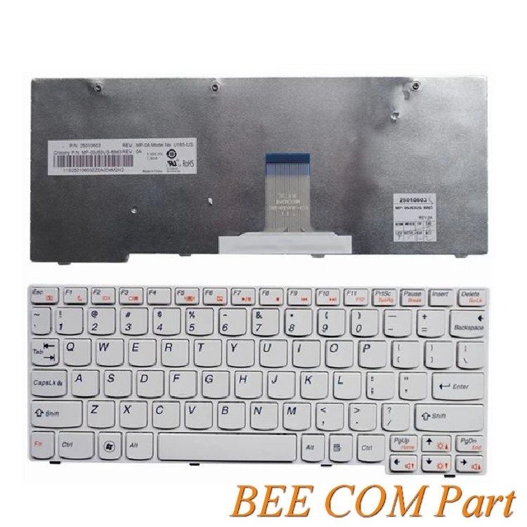 Keyboard Lenovo Ideapad S10-3 S110 Series S10-3S E10-30 PUTIH -BEE