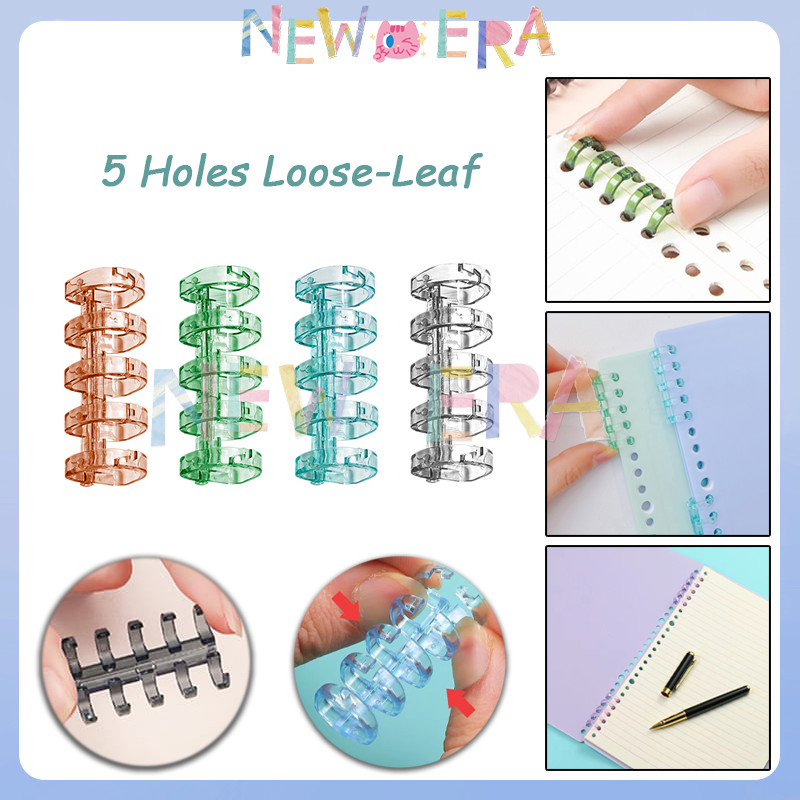 

Binder DIY Spiral Binder Strip Ring Binder Binding Easy Ring