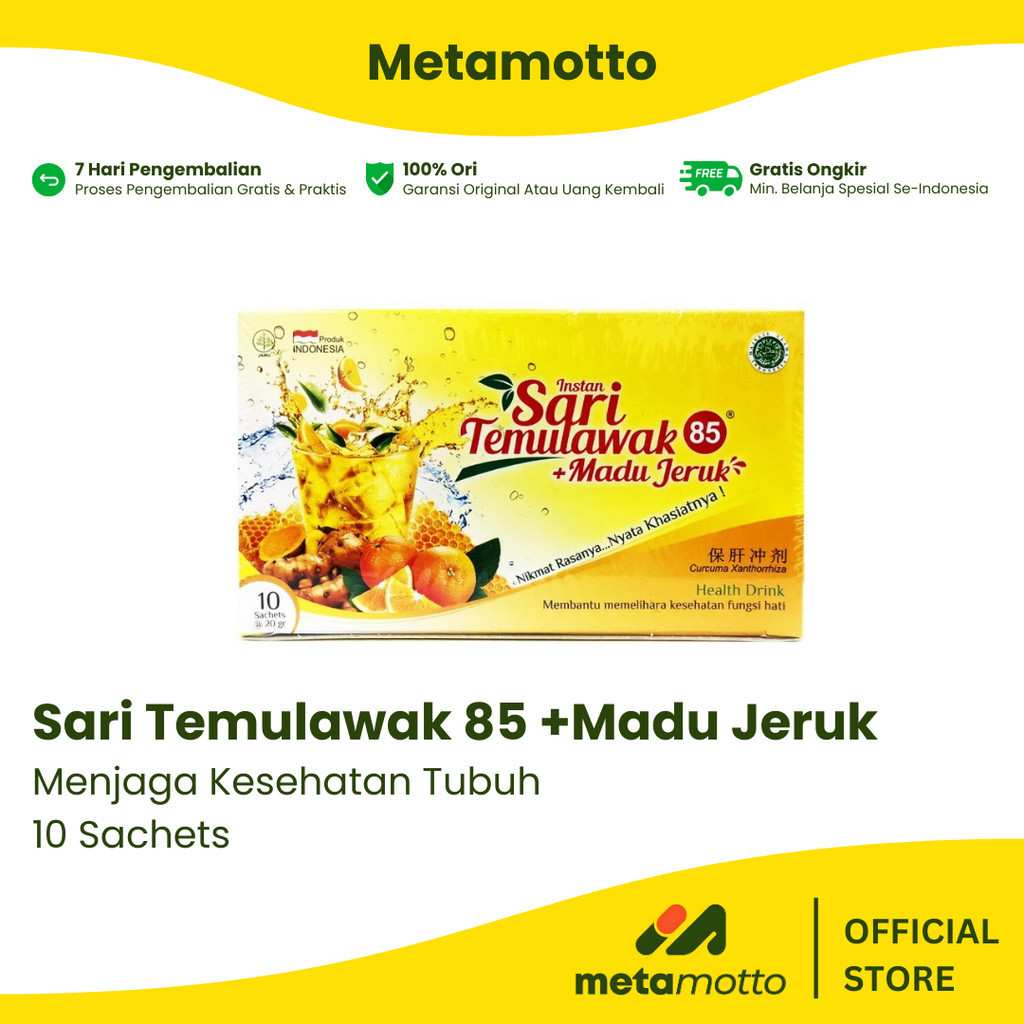

Sari Temulawak 85 Instan Plus Madu Jeruk - Menjaga Kesehatan Tubuh CDK - Metamotto
