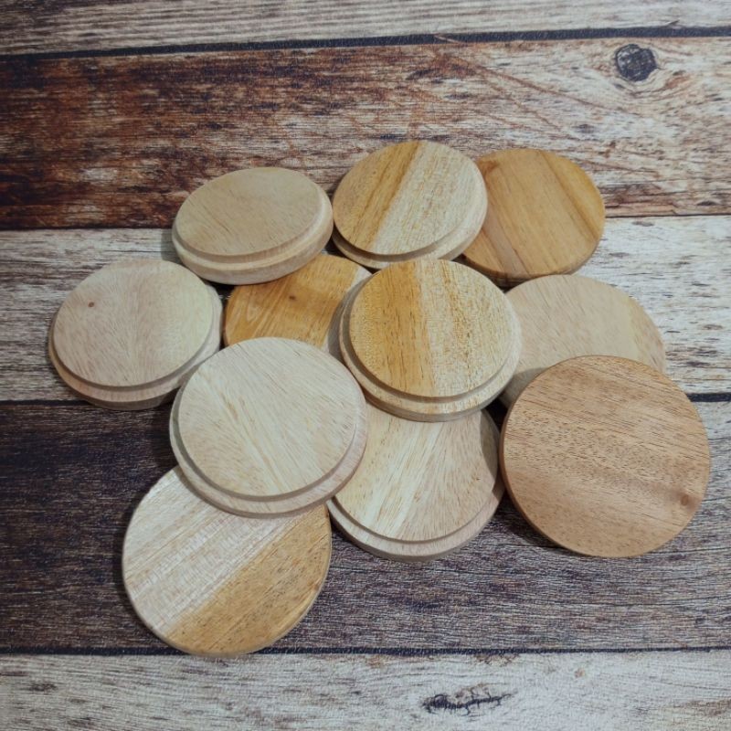 Tutup Gelas Kayu