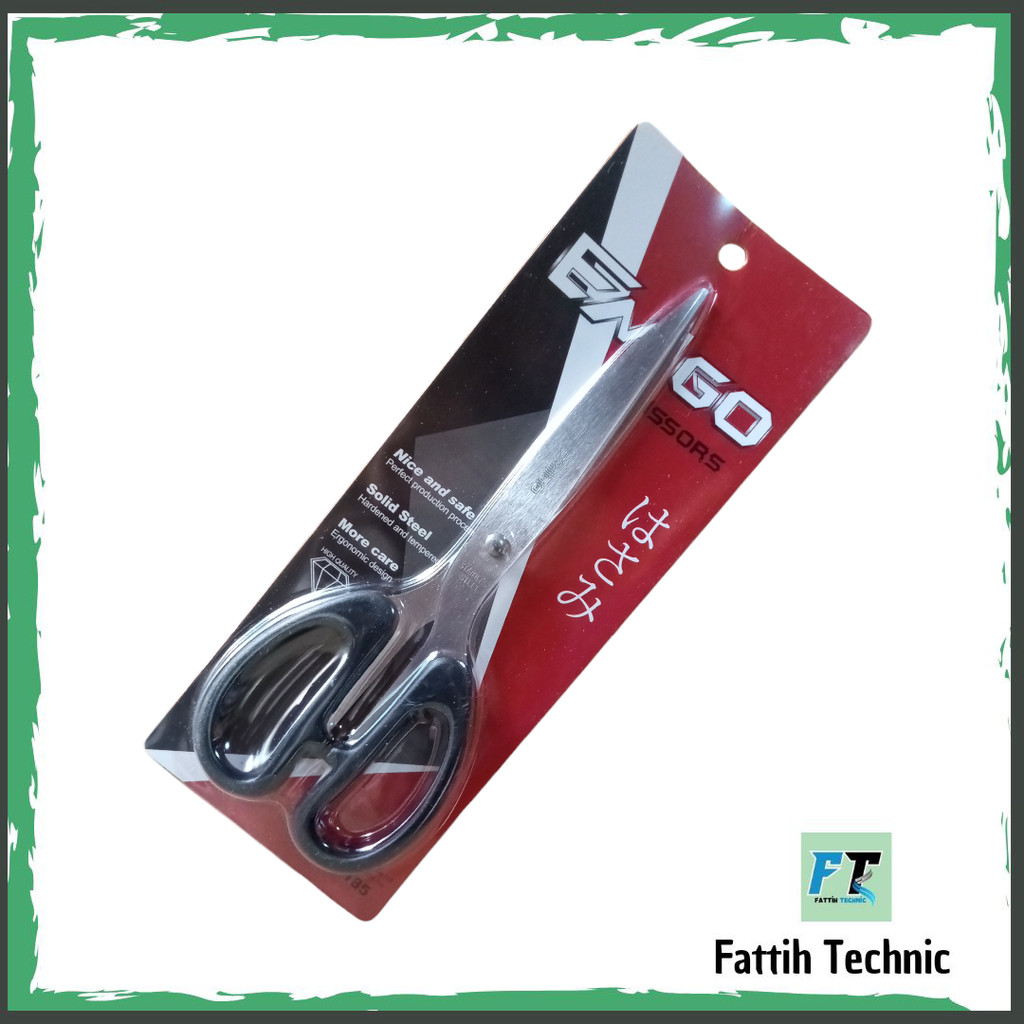 

Gunting Besar Gunting Besar 185 (8 inch, 20 cm) Gunting Kertas Alat Tulis Kantor Atk COD By Fattih Technic
