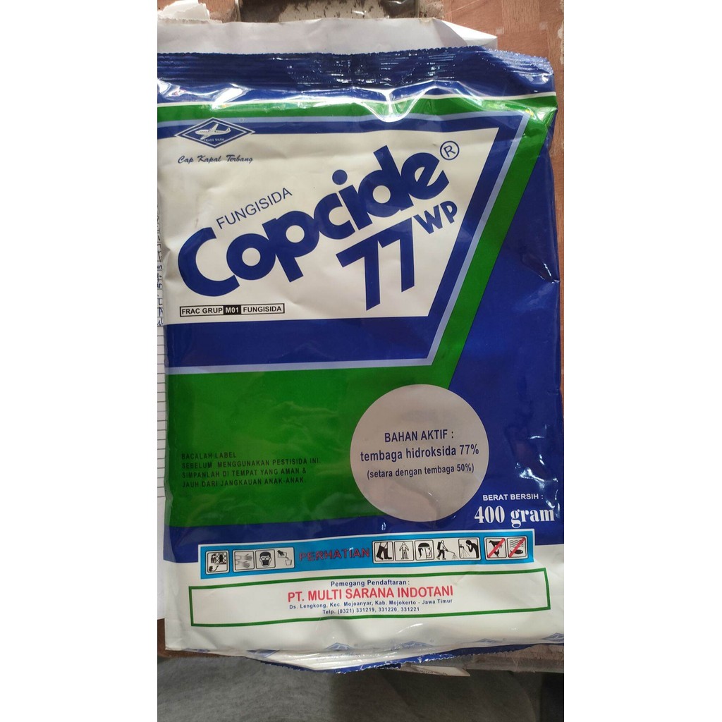 Fungisida Tembaga Copcide 77 WP 400 Gram