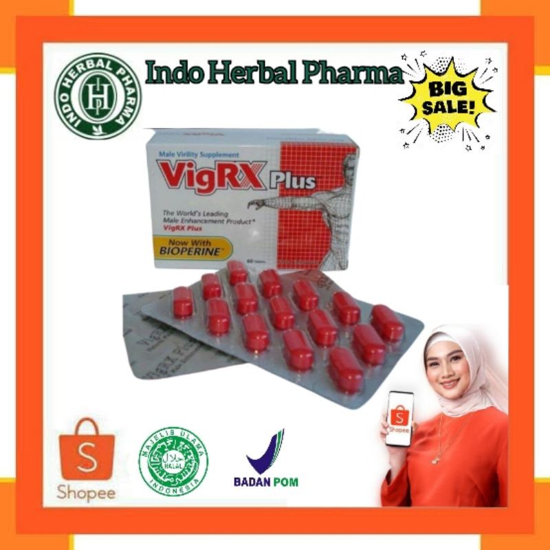 VigRX Plus Original Isi 4 Blister 60 Tablet (bukan kapsul)