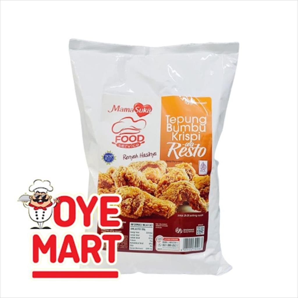 

MAMASUKA TEPUNG BUMBU KRISPI ALA RESTO 900GR