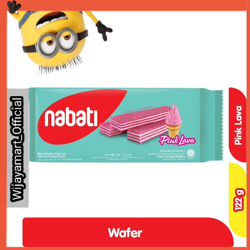 

nabati Wafer Pink Lava 122 g