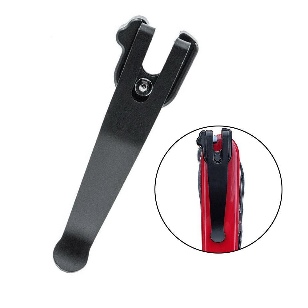 1Pcs Portable Folding Knife Back Clip Steel For Swiss Army Knife 91MM Back Clip PortablePocket Clip 
