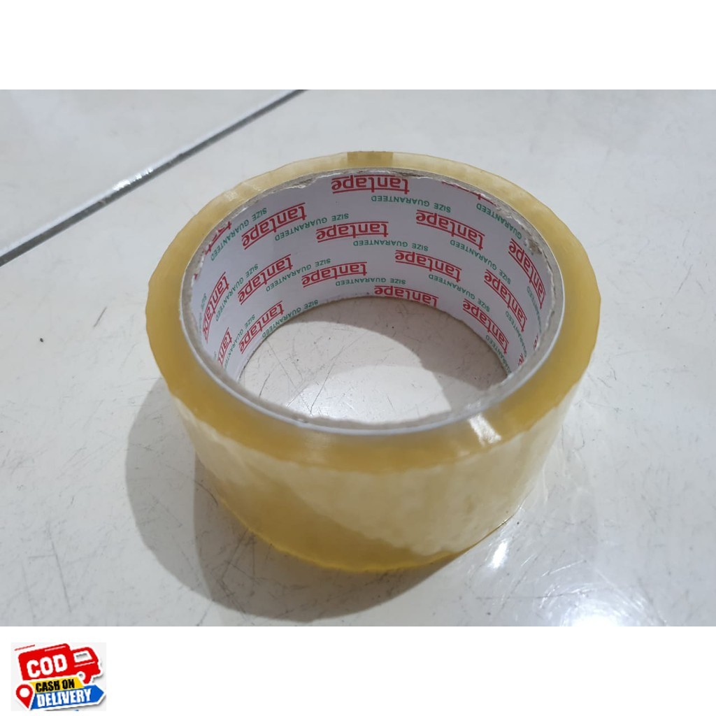 

Lakban Plastik OPP 2 inch Merk Tantape (Isi 6 roll)
