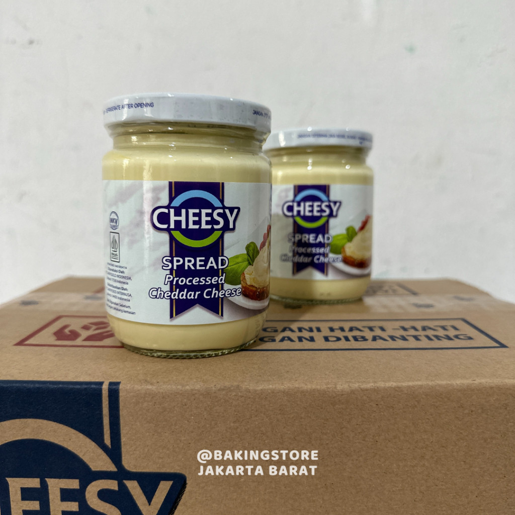 

GFD Cheesy Cheddar Cheese Spread 240 gr Selai Keju Olesan Roti HALAL