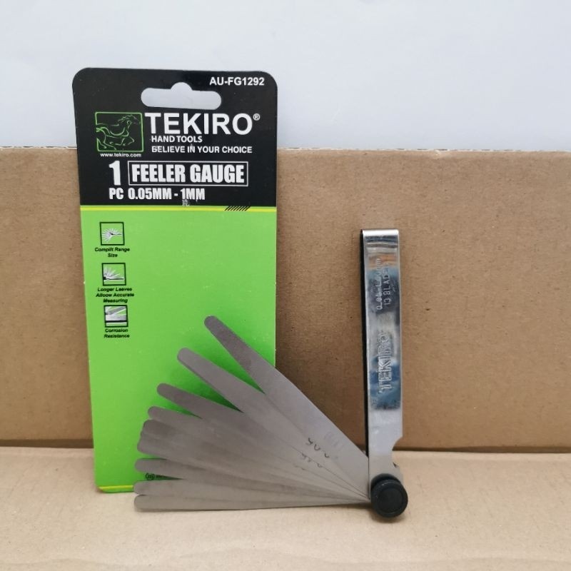 

ORANGE Kunci Stel Klep Fuller Blade 13 pcs Feeler Gauge tekiro