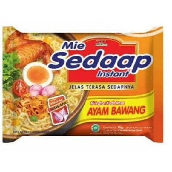 

[ Paket Hemat Isi 5 Pcs ] Mie Sedap Kuah Rasa Ayam Bawang 70 Gram
