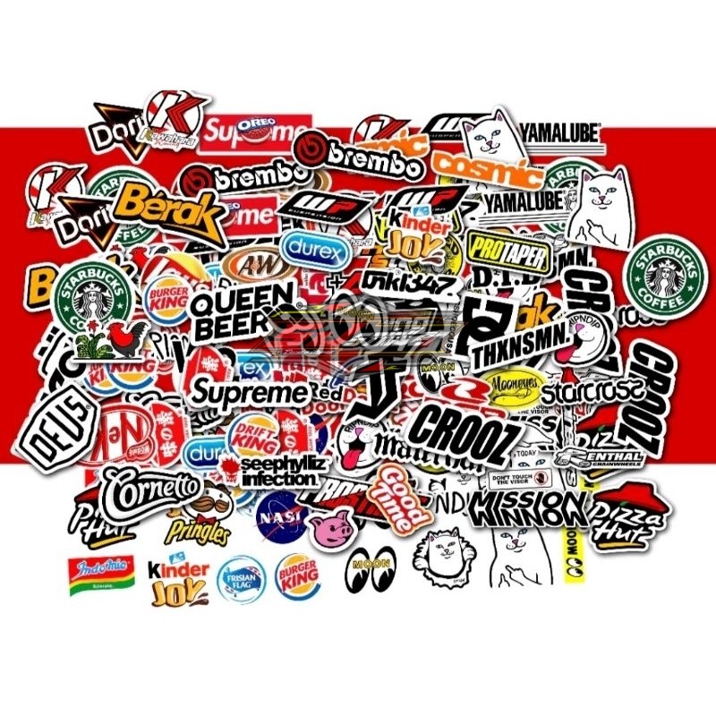 

STICKER AESTHETIC ISI STICKER RANDOM STICKER APPAREL STICKER BAND ANTI AIR UNTUK LAPTOP CASE TUMBLER KOPER HP HELM