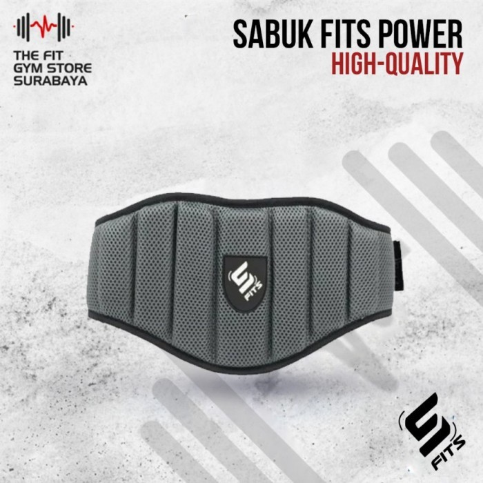 DISKON FITS SABUK GYM POWER V2 BELT SABUK ANGKAT BEBAN SABUK GYM