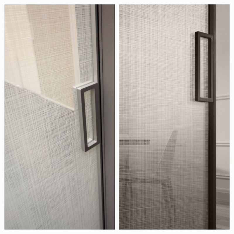 (MOHON BACA DEKRIPSI) FLUTED PREMIUM REEDED MORU GLASS WINDOW STICKER | Sticker Kaca Fluted Reeded M