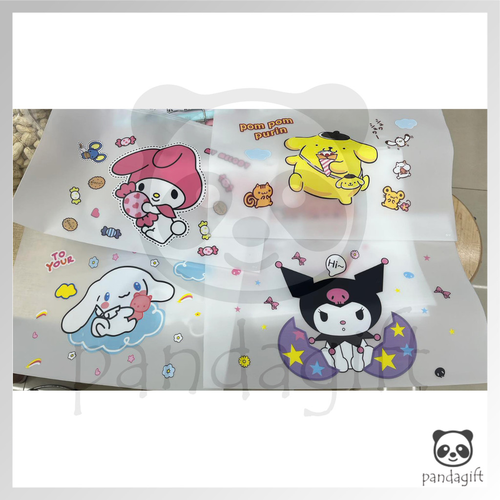 

Zipper Bag Size A4 Folder Dokumen Kertas Motif Sanrio Kuromi Melody Cinnamonroll Serbaguna - GG0437