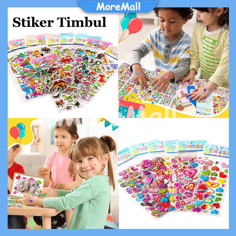

Mainan Stiker Anak Timbul 3d /Stiker Timbul Random