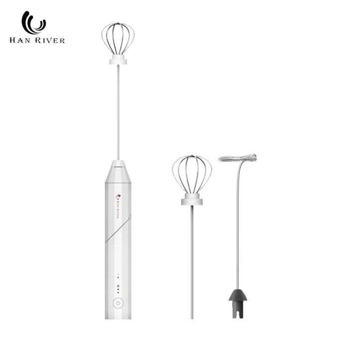 HAN RIVER Folding Hand Mixer Pengaduk Serbaguna - Putih