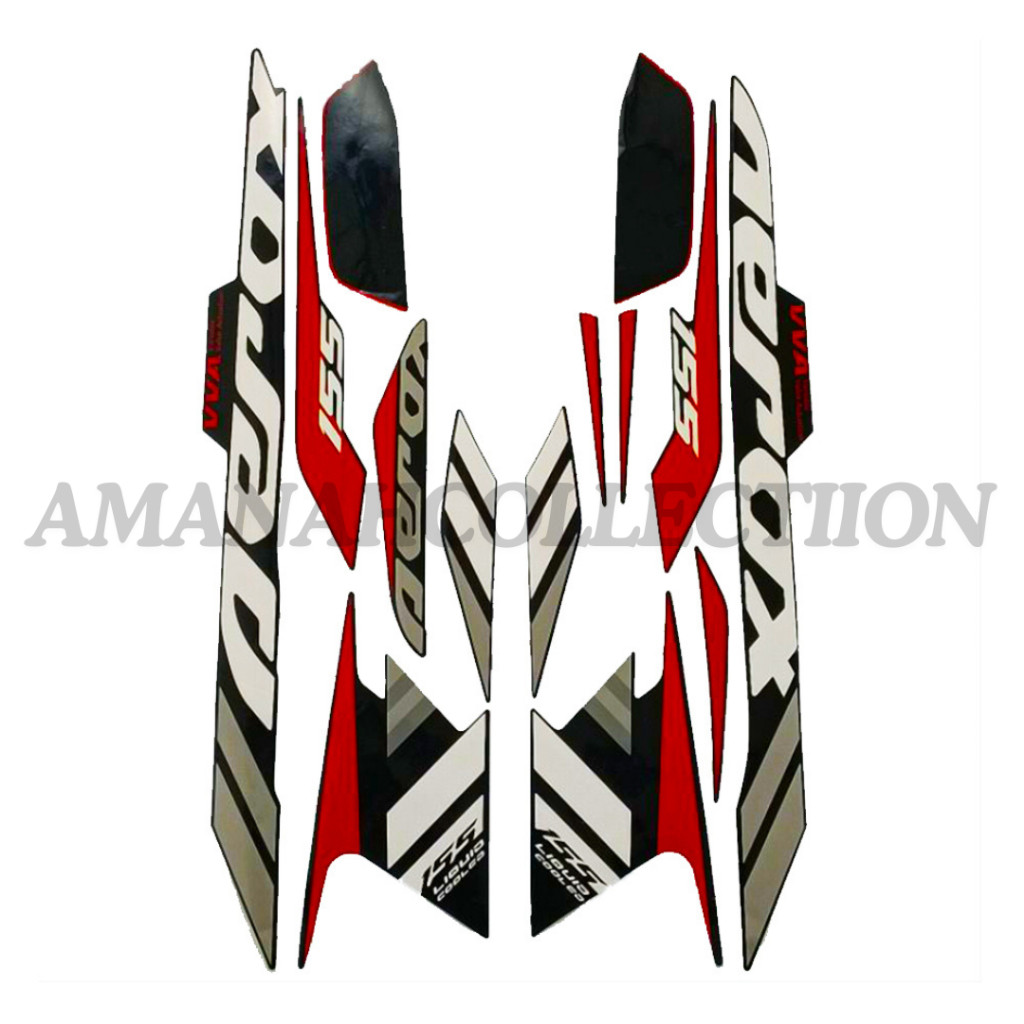 stiker striping standart Aerox 2021  list standart stiker list body AEROX 2021 standart kualitas