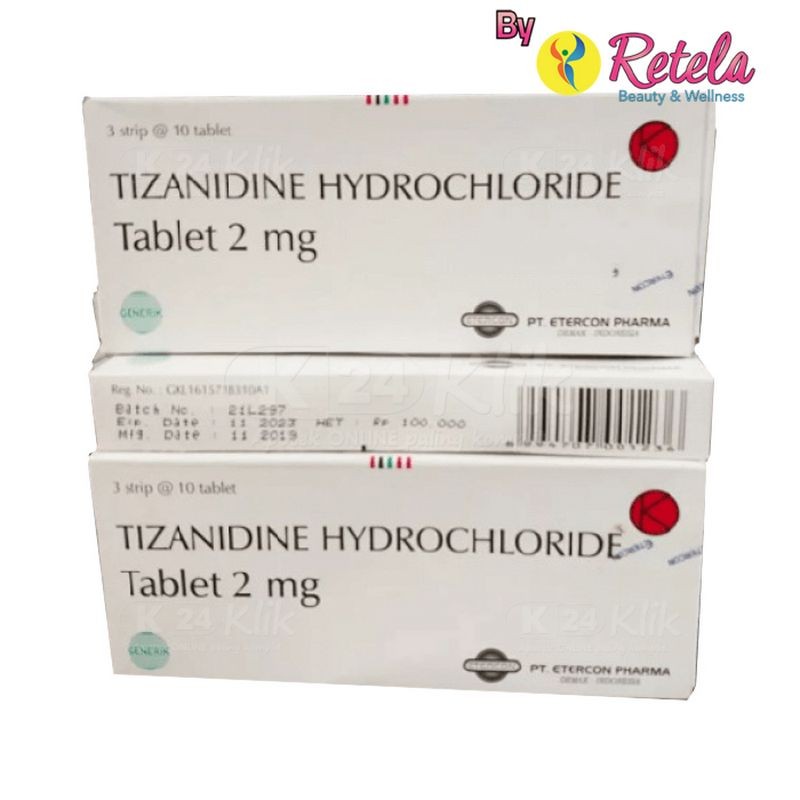 TIZANIDINE 2MG 1 STRIP 10 TABLET NOVELL