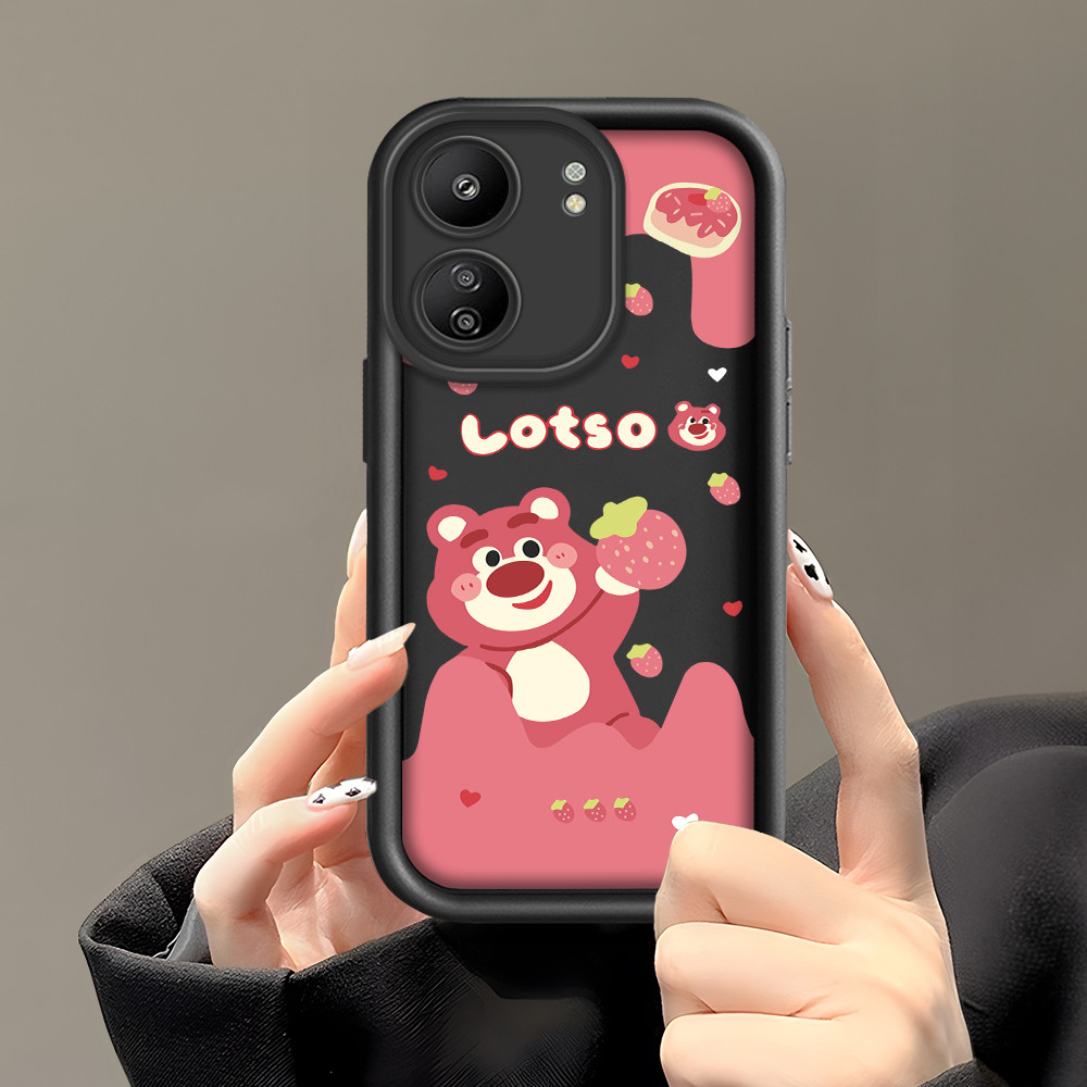 Casing Hp Untuk Redmi 13C Phone Case Cesing Soft Cover Lotso 2966 Mode Kesing Cream Cassing