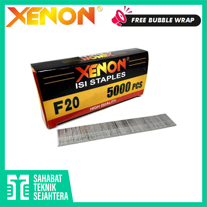 

XENON F20 MO Isi Mesin Staples Mata Paku Tembak Lurus Air Nailer Nail Gun Stapler F 20 MO Angin F20MO