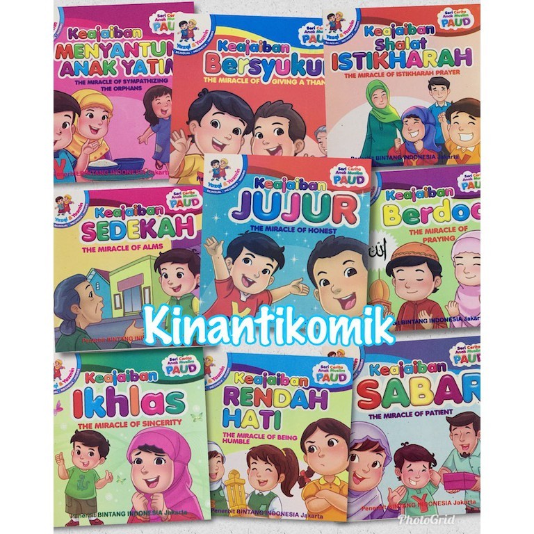 

BUKU ANAK Seri Cerita Anak Muslim PAUD - Cerita Dua Bahasa