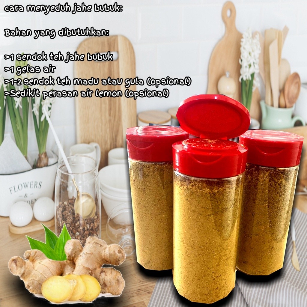 

Jahe Bubuk Asli 100% Tanpa Campuran / BD / Nusantara Official