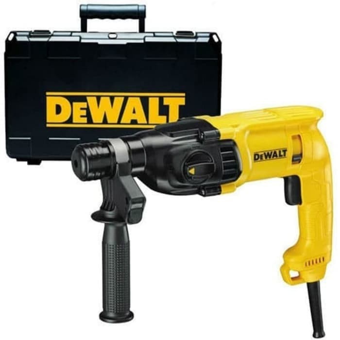Bor Drill Hammer Bobok Dewalt D25033K-B1 Dewalt Mesin Bor Beton 22mm 2 Kg 3 Mode SDS Plus Hammer