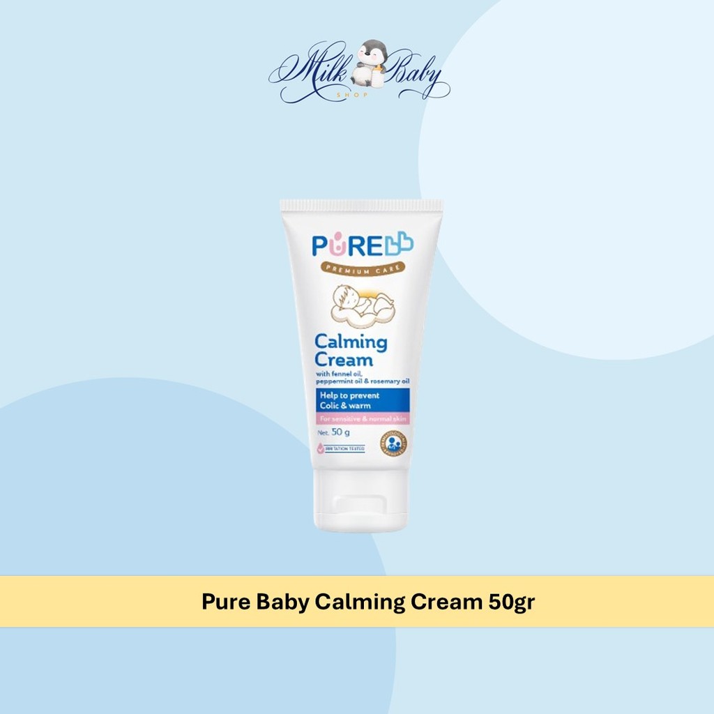 Pure Baby Calming Cream 50gr - Cream Untuk Perut Kembung Bayi