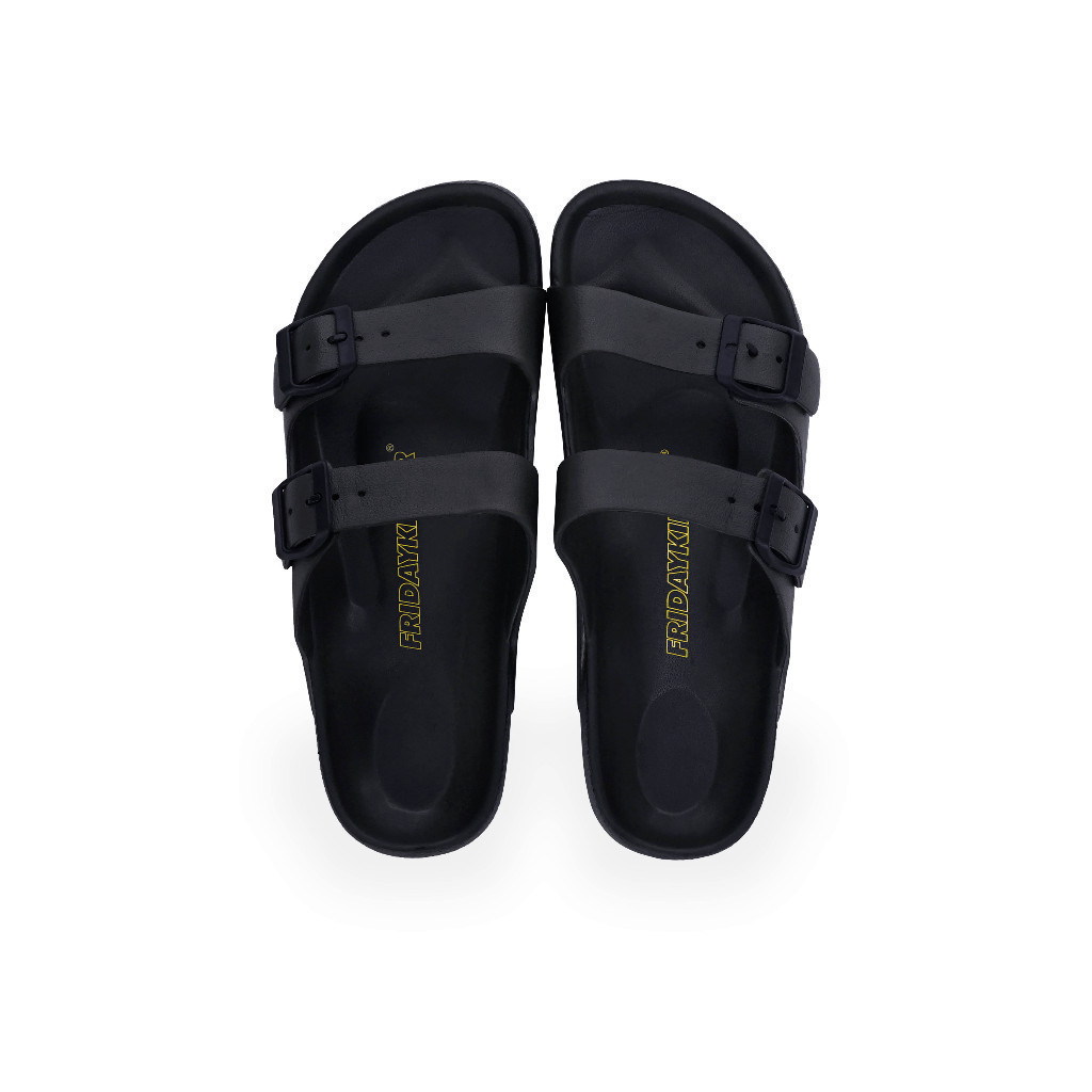 SANDAL SLIDE FRIDAY KILLER | CETERO BLACK YELLOW