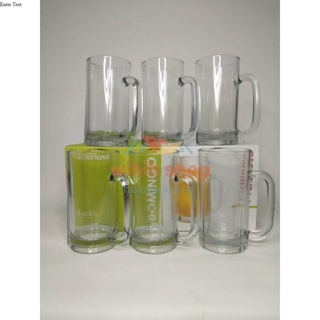 gelas kaca citinova domingo (6 pcs )