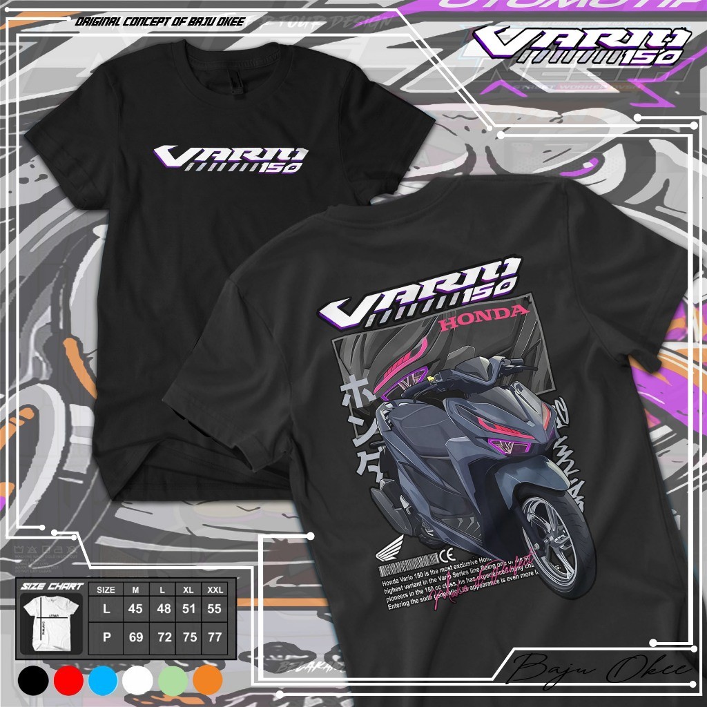 Baju Okee Kaos Anak Honda Vario 150 Make It Perfect - Baju Distro Motor Racing Honda Gank Here