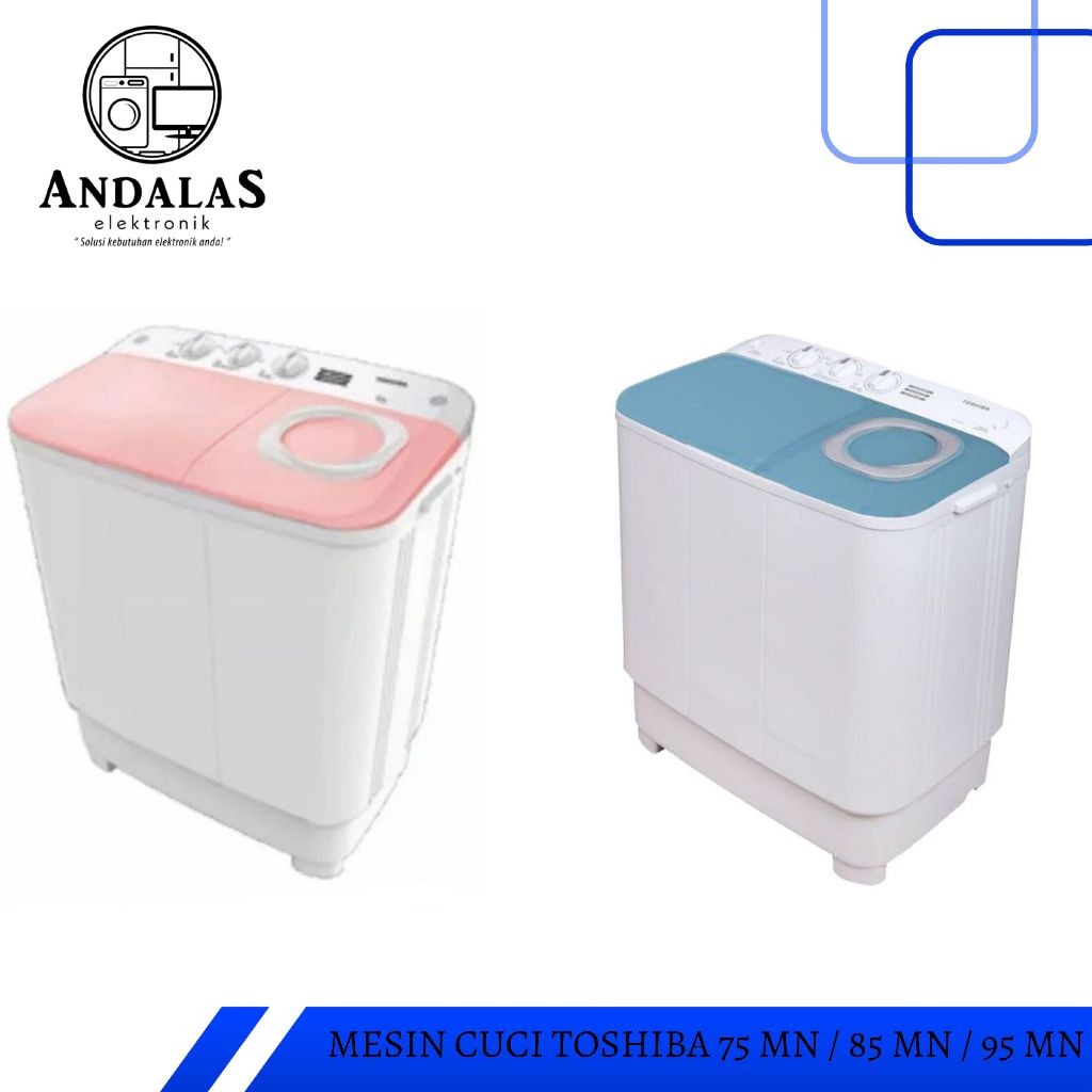 MESIN CUCI TOSHIBA VH 85 MN 7,5KG 2 TABUNG 85MN 7,5 KG LOW WATT JEPANG