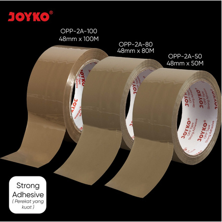 

Opp Tape Lakban Cokelat Joyko Opp-2A-50 48 Mm X 50 M ( 54 Yard )