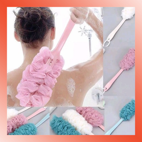 LAMMORO > SK16 Sikat Punggung GAGANG BESAR Sponge Mandi Spons Busa Sabun Mandi Puff 07A1