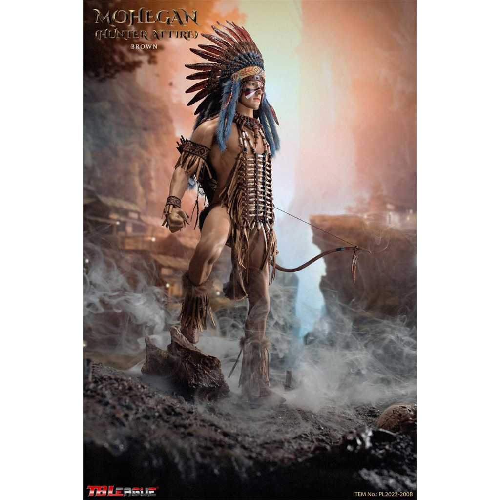 Pl2022-200 1/6 Scale Male Soldier Model Mosikan Primitive Tribe Hunter Attire Full Set 12'' Action F