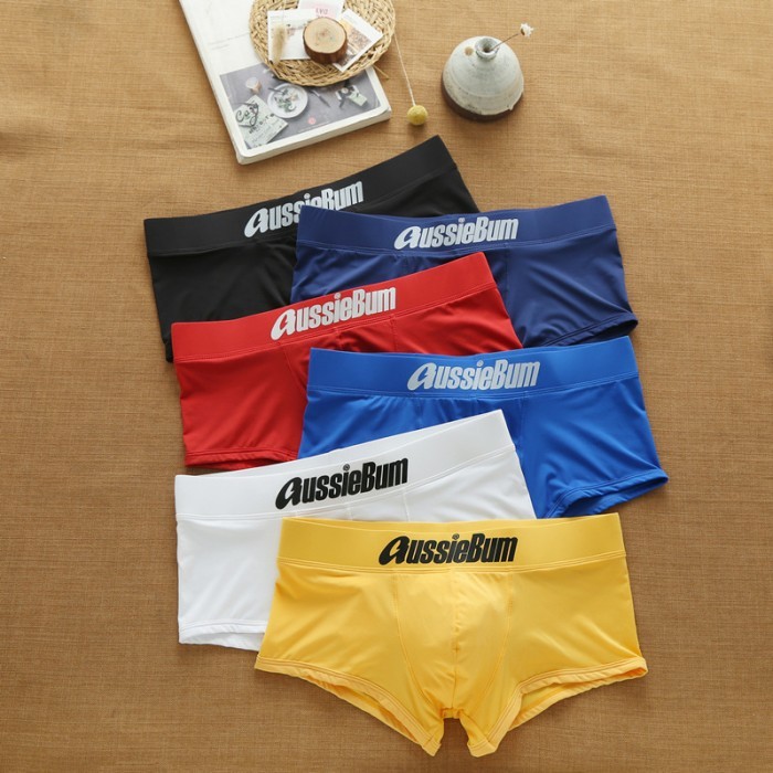 Terlaris ✨ -Boxer Brief Aussiebum 8 warna - Putih, L
