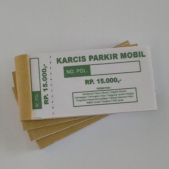 

Karcis Parkir Mobil Sepeda Motor